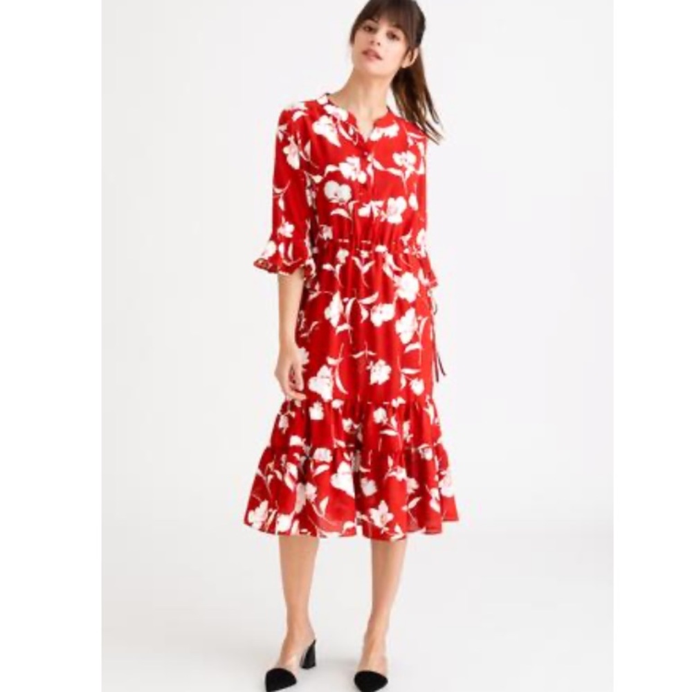 Petite Studio Floral Midi Dress